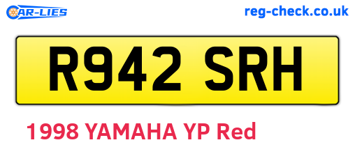 R942SRH are the vehicle registration plates.