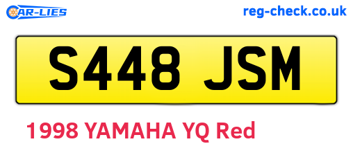 S448JSM are the vehicle registration plates.