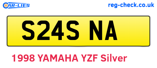 S24SNA are the vehicle registration plates.