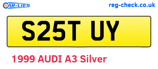 S25TUY are the vehicle registration plates.