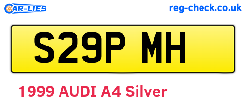 S29PMH are the vehicle registration plates.