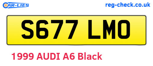 S677LMO are the vehicle registration plates.