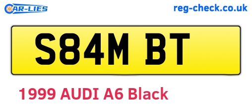 S84MBT are the vehicle registration plates.