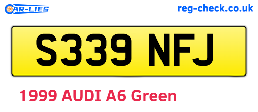 S339NFJ are the vehicle registration plates.