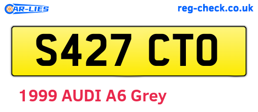S427CTO are the vehicle registration plates.