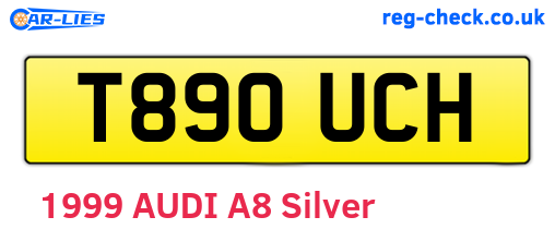 T890UCH are the vehicle registration plates.