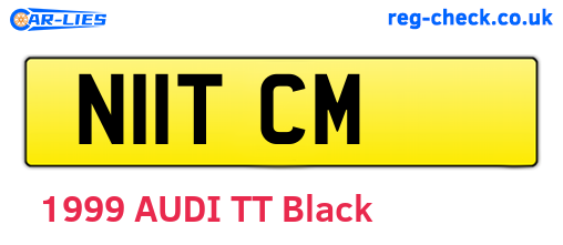 N11TCM are the vehicle registration plates.
