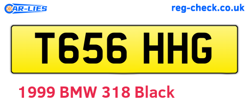 T656HHG are the vehicle registration plates.