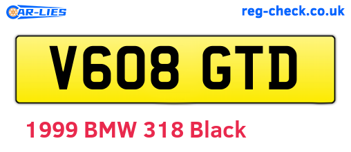 V608GTD are the vehicle registration plates.