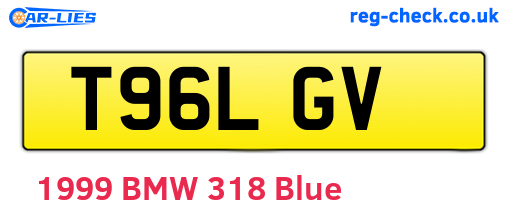 T96LGV are the vehicle registration plates.