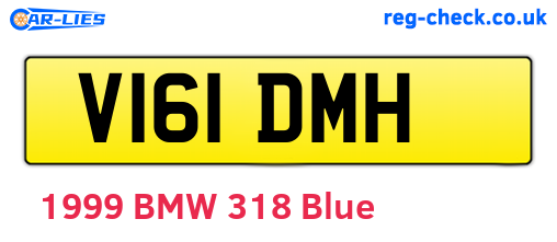 V161DMH are the vehicle registration plates.