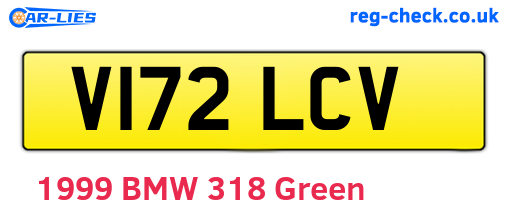 V172LCV are the vehicle registration plates.