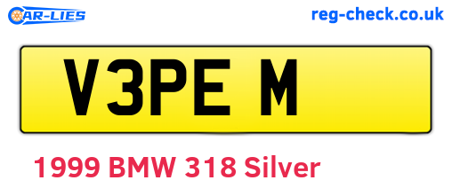 V3PEM are the vehicle registration plates.