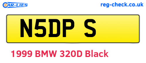 N5DPS are the vehicle registration plates.