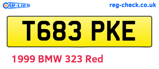 T683PKE are the vehicle registration plates.