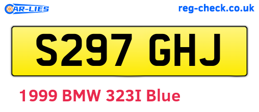 S297GHJ are the vehicle registration plates.