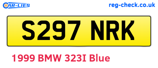 S297NRK are the vehicle registration plates.