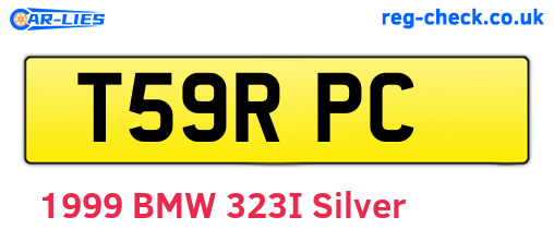 T59RPC are the vehicle registration plates.