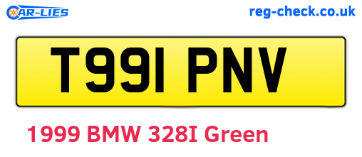T991PNV are the vehicle registration plates.