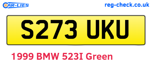 S273UKU are the vehicle registration plates.