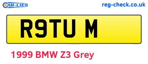 R9TUM are the vehicle registration plates.