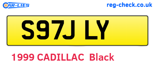 S97JLY are the vehicle registration plates.