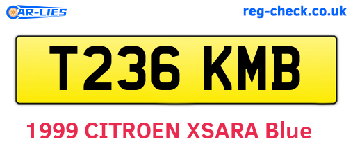 T236KMB are the vehicle registration plates.