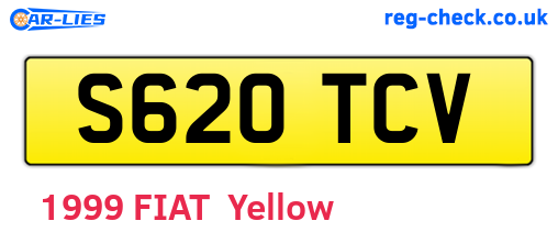 S620TCV are the vehicle registration plates.