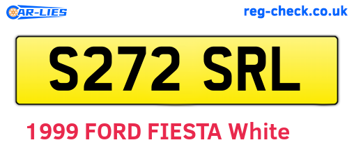 S272SRL are the vehicle registration plates.