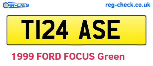 T124ASE are the vehicle registration plates.