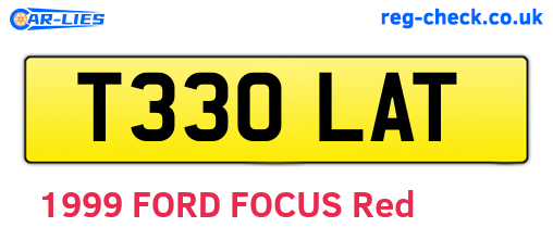 T330LAT are the vehicle registration plates.