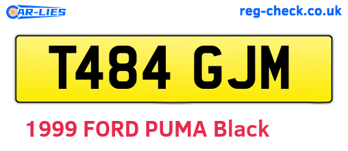 T484GJM are the vehicle registration plates.