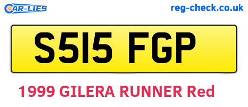 S515FGP are the vehicle registration plates.