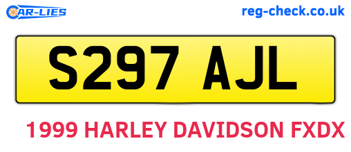 S297AJL are the vehicle registration plates.