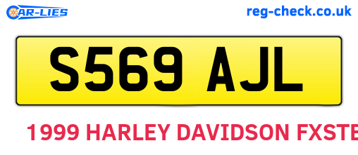 S569AJL are the vehicle registration plates.