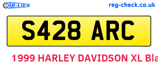 S428ARC are the vehicle registration plates.