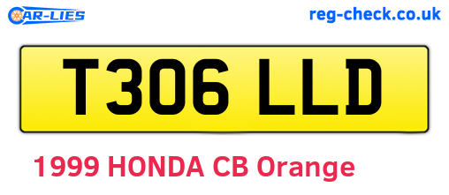 T306LLD are the vehicle registration plates.