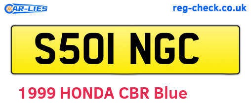 S501NGC are the vehicle registration plates.