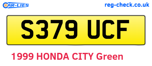 S379UCF are the vehicle registration plates.