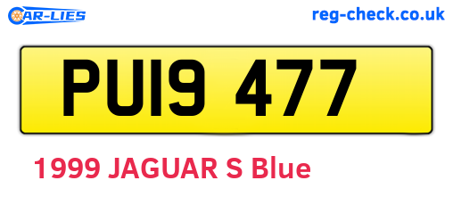 PUI9477 are the vehicle registration plates.