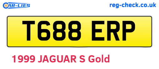 T688ERP are the vehicle registration plates.