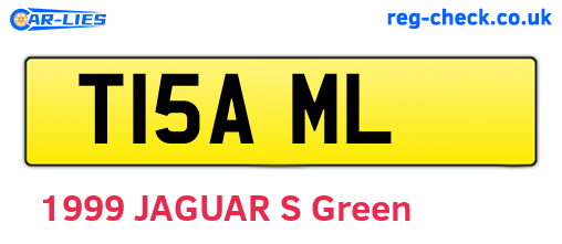 T15AML are the vehicle registration plates.
