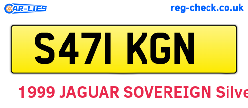 S471KGN are the vehicle registration plates.