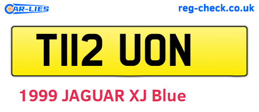 T112UON are the vehicle registration plates.