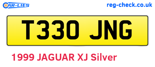 T330JNG are the vehicle registration plates.