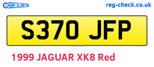 S370JFP are the vehicle registration plates.