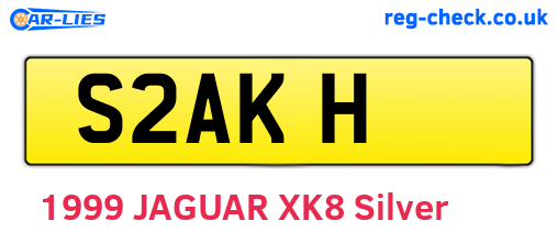 S2AKH are the vehicle registration plates.
