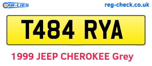 T484RYA are the vehicle registration plates.