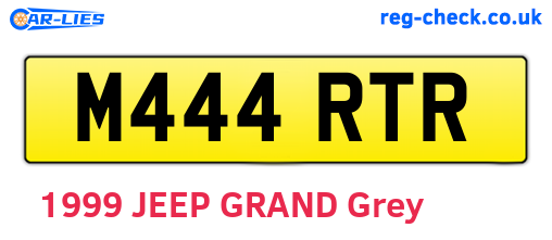 M444RTR are the vehicle registration plates.