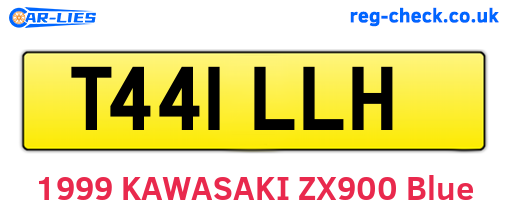 T441LLH are the vehicle registration plates.